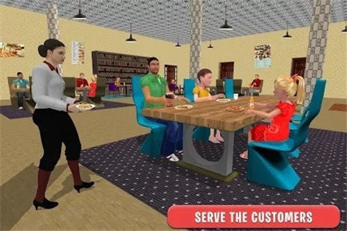 餐厅女服务员模拟器安卓版截屏1