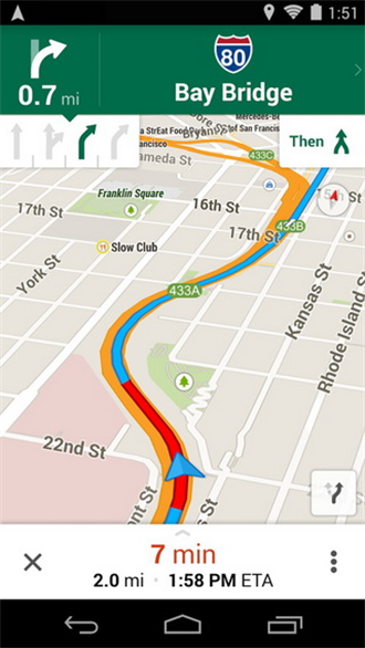 手机谷歌地图安卓版截屏1