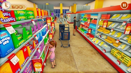 超市杂货店购物游戏3D安卓版截屏1
